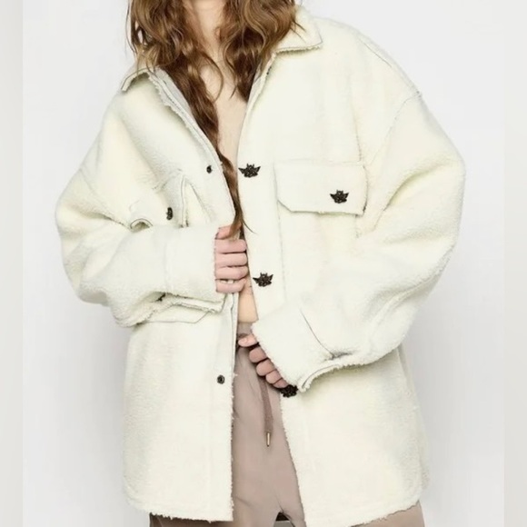 Boys Lie Jackets & Blazers - 🔥HP🔥BOYS Lie OUTERWEAR Wrapped In Your Lies Sherpa Button Jacket
